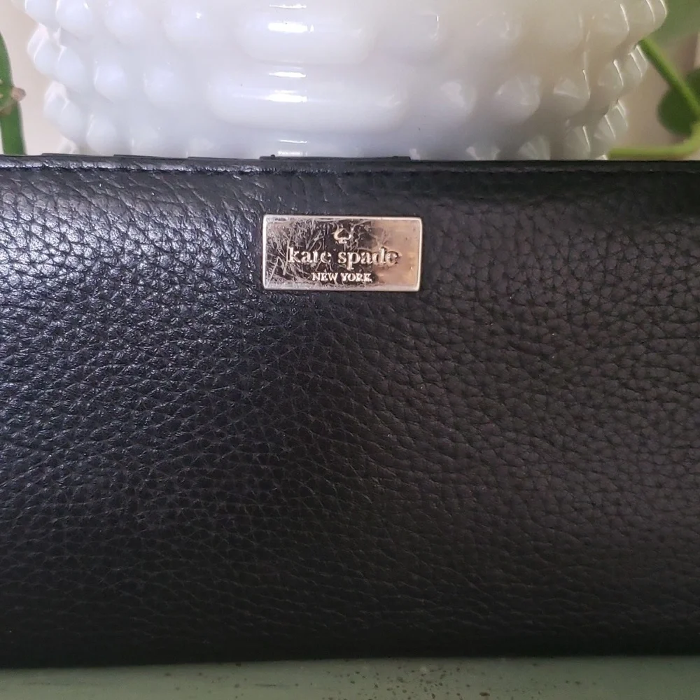 Kate Spade Black Leather Wallet